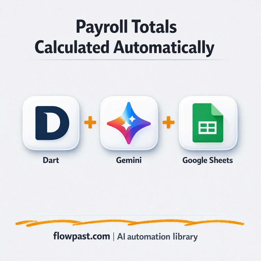 Dart + Google Sheets: billing totals done for you - n8n workflow automation template