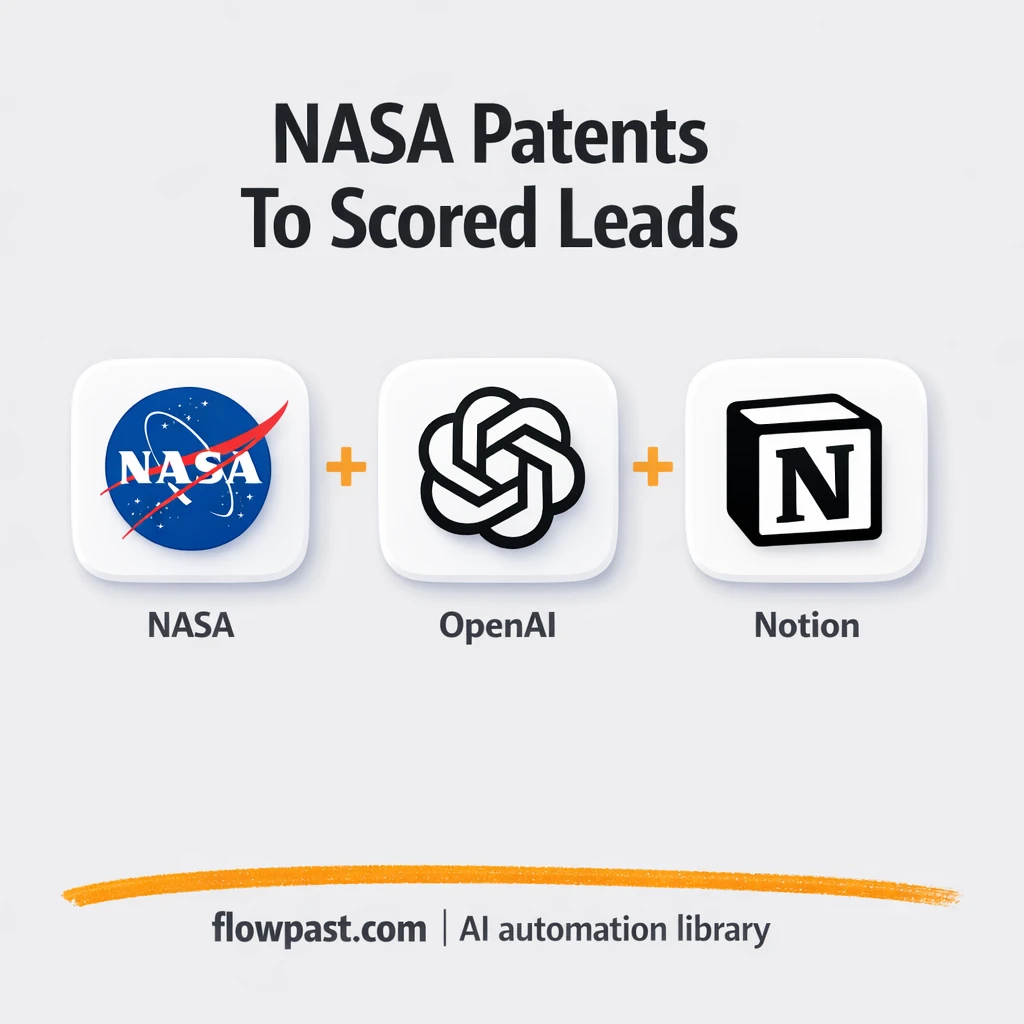 OpenAI + Notion: NASA patent leads ranked and ready - n8n workflow automation template