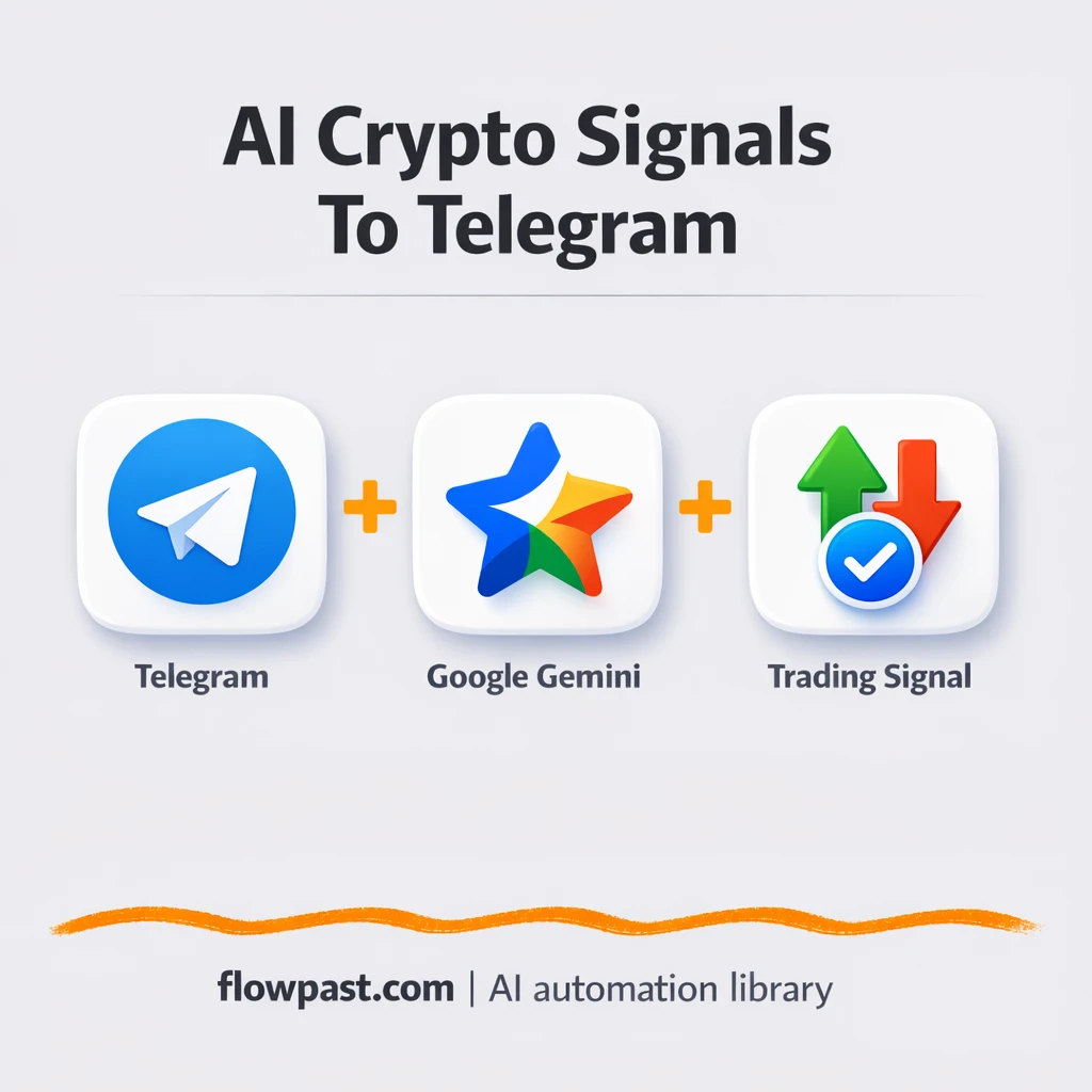 Telegram + Google Gemini: clear crypto trade signals - n8n workflow automation template