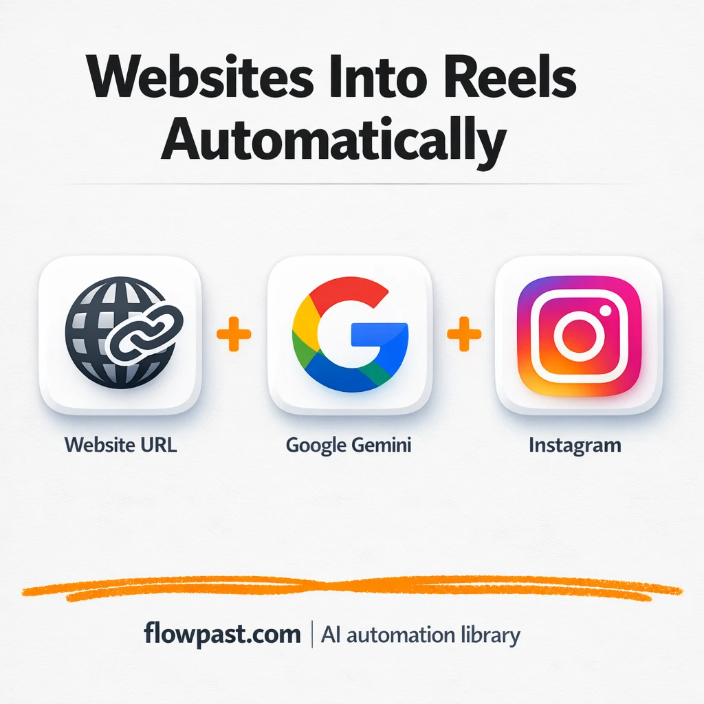 Firecrawl to Instagram Reels, posts ready to publish - n8n workflow automation template