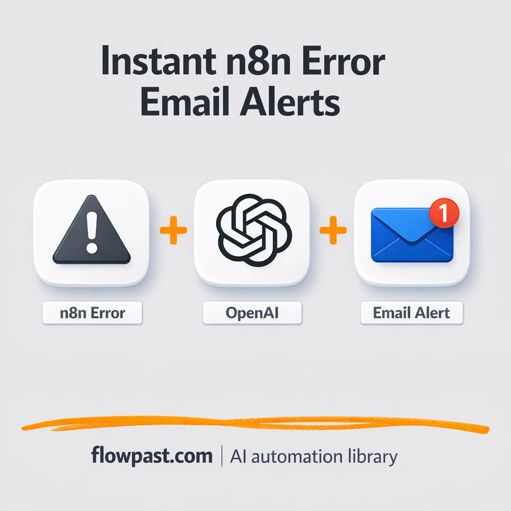 Gmail + OpenAI: smarter error emails, faster fixes - n8n workflow automation template