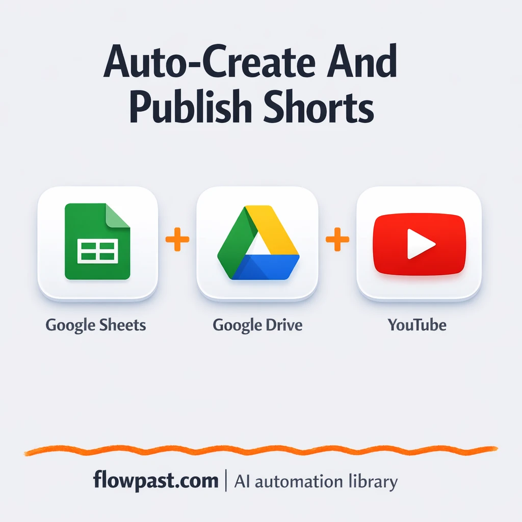Google Sheets + YouTube: Shorts posted and logged - n8n workflow automation template