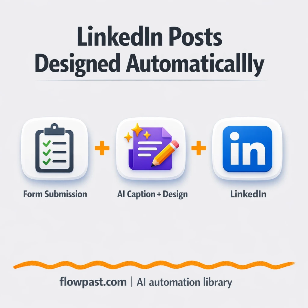 LinkedIn + OpenAI: polished posts from one form - n8n workflow automation template