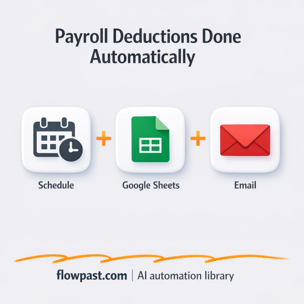 Google Sheets to Gmail, payroll emails sent clean - n8n workflow automation template