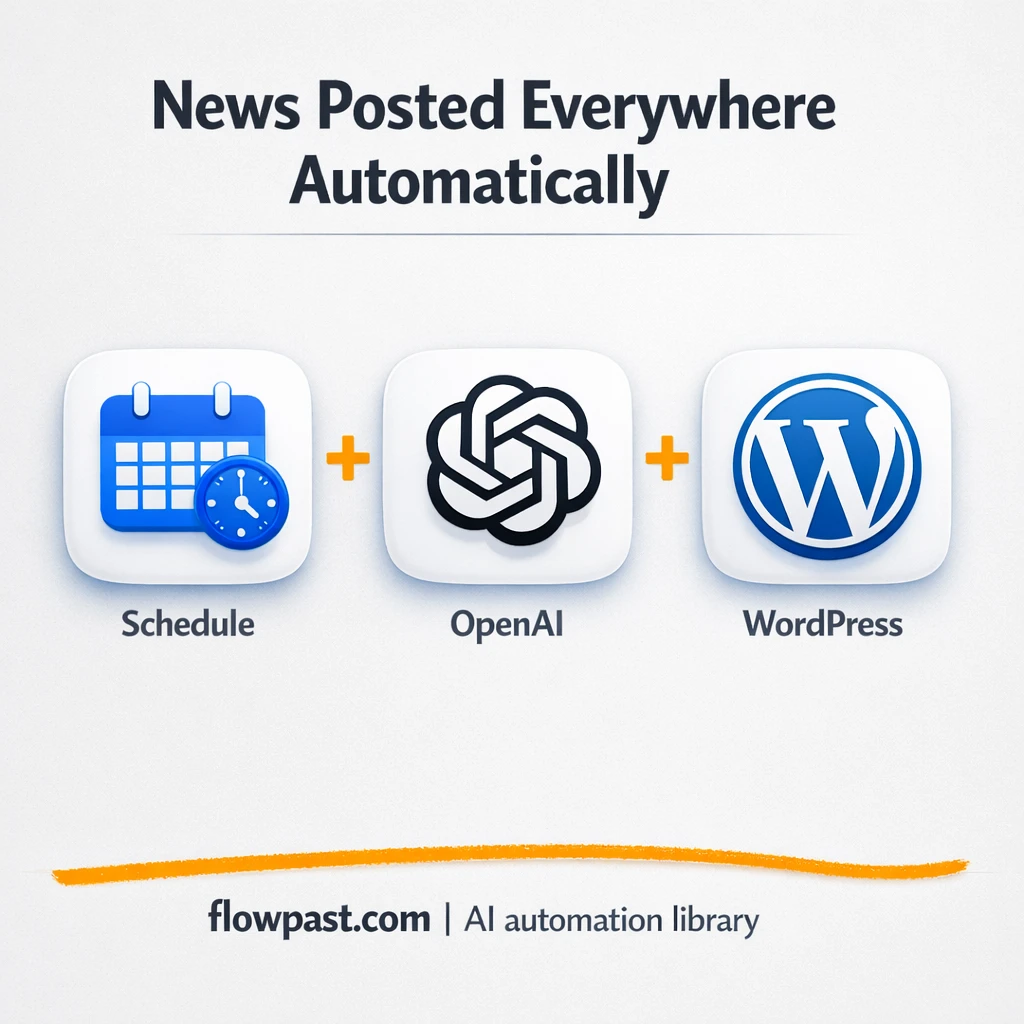 WordPress + Telegram, local news posts published for you - n8n workflow automation template