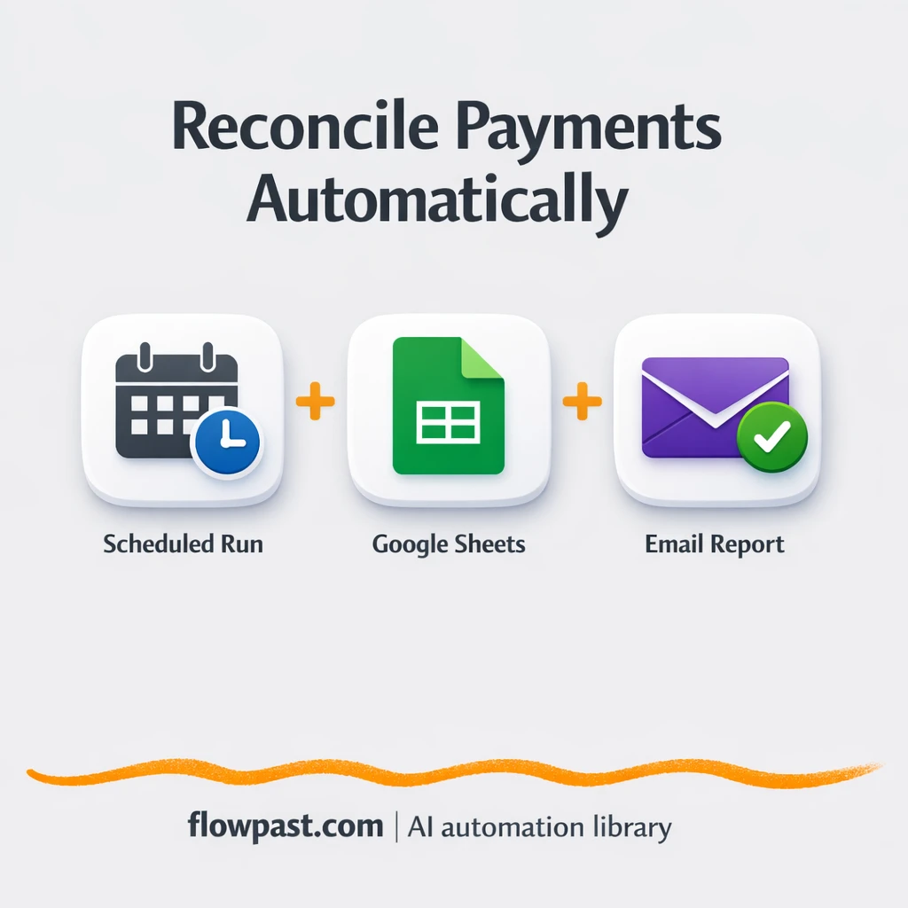 Google Sheets to Email, clean reconciliation summaries - n8n workflow automation template
