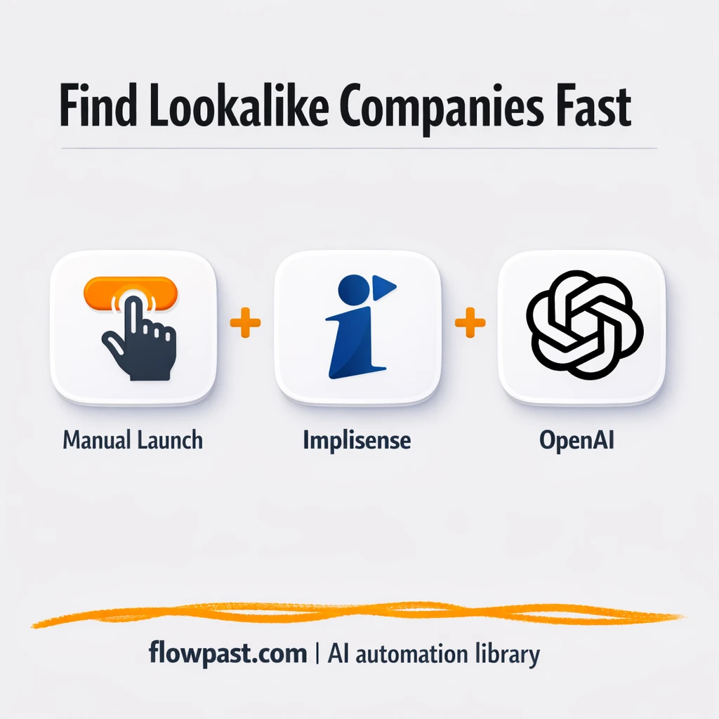 Implisense to Google Sheets, Germany lookalikes ready - n8n workflow automation template