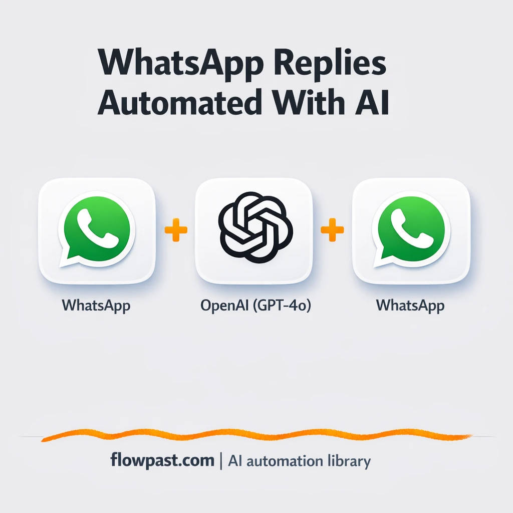 WhatsApp + OpenAI: faster support replies with context - n8n workflow automation template
