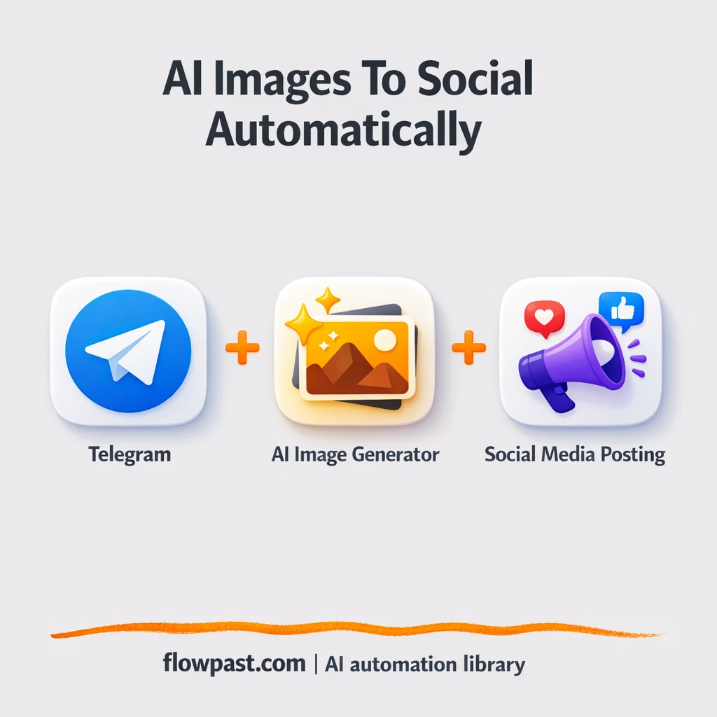 Telegram to Instagram, polished images posted fast - n8n workflow automation template