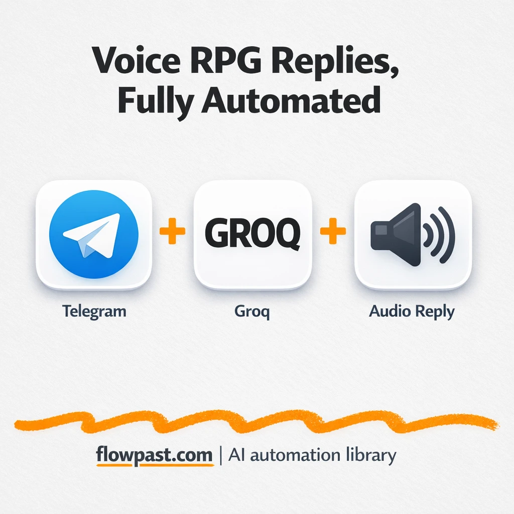 Telegram + Groq: a voice chatbot that remembers - n8n workflow automation template