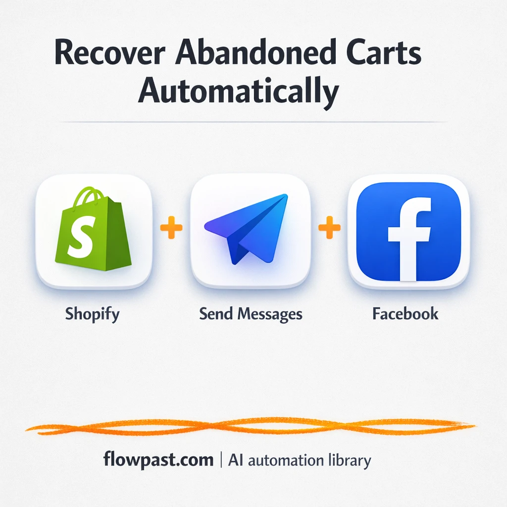Shopify + Google Sheets, cart follow-ups that convert - n8n workflow automation template