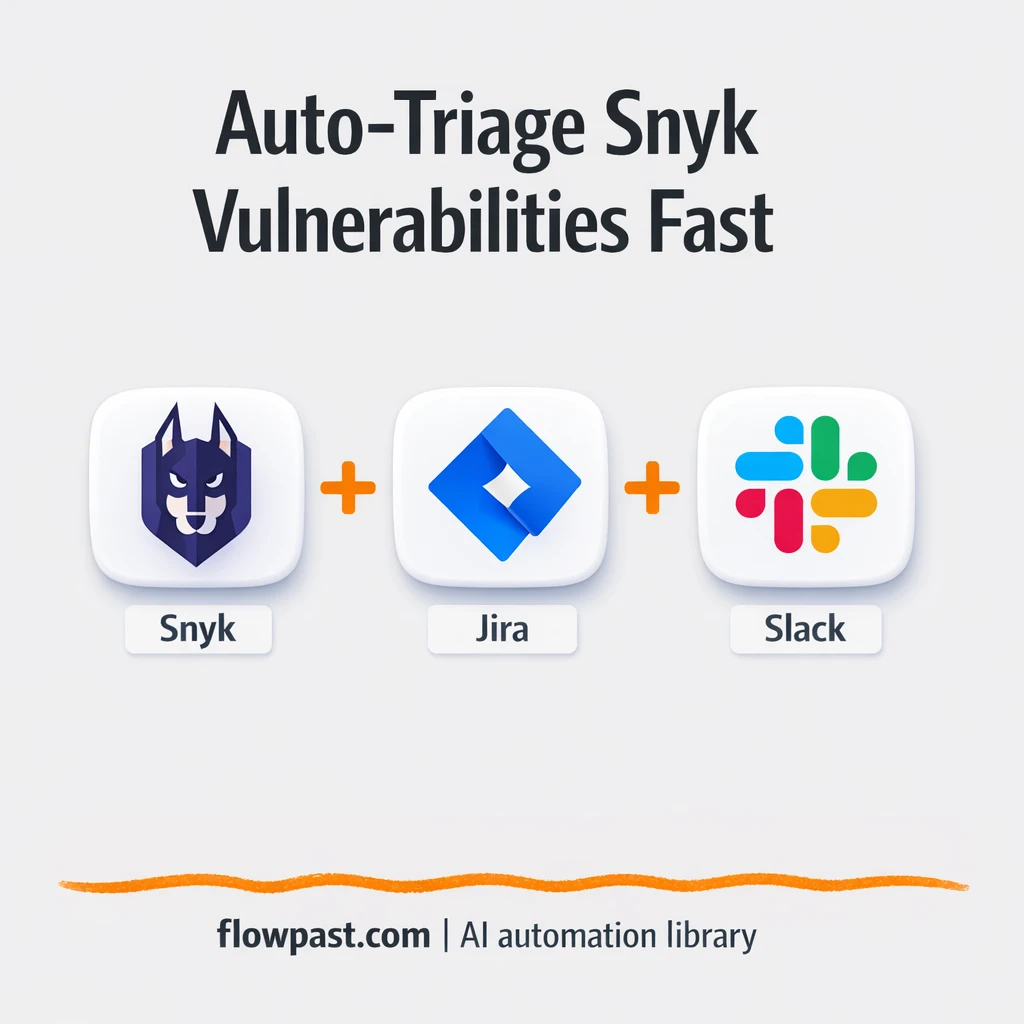 Snyk to Jira, clean tickets with Slack alerts - n8n workflow automation template