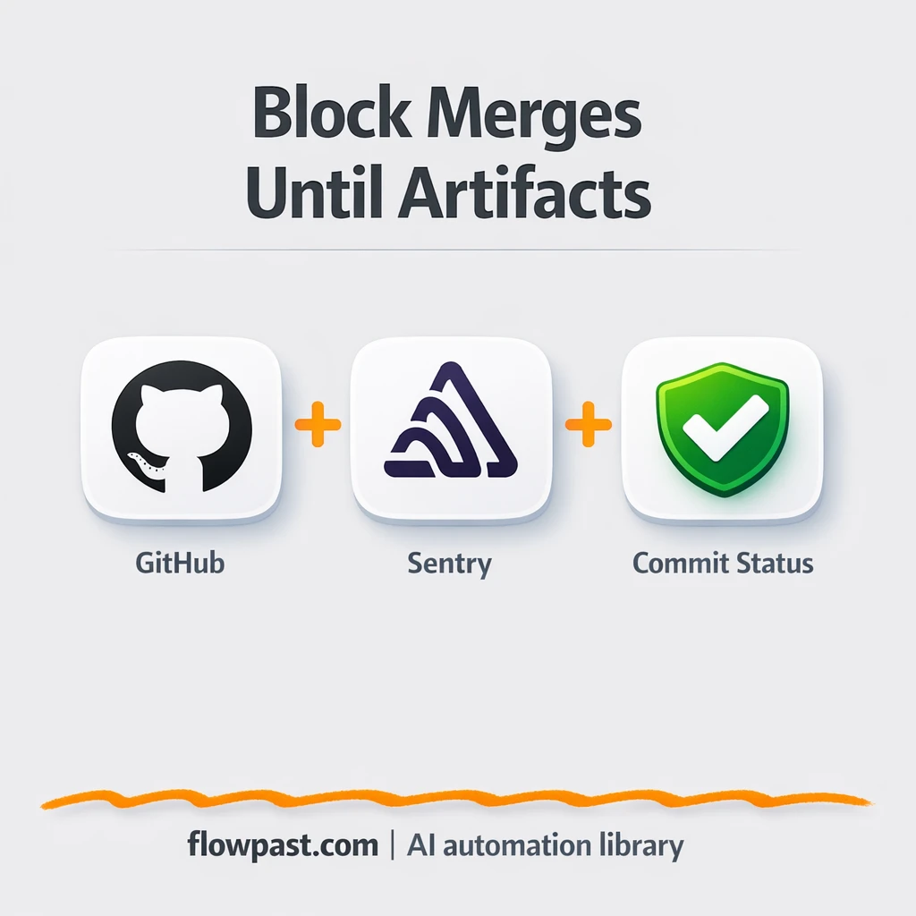 GitHub + Sentry: block merges with missing symbols - n8n workflow automation template