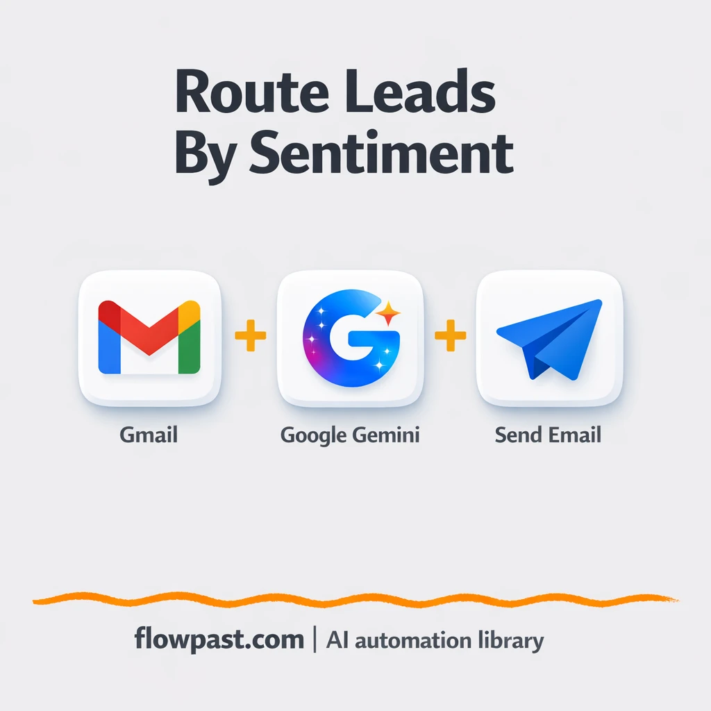 Gmail + Google Gemini: smarter lead replies, less risk - n8n workflow automation template