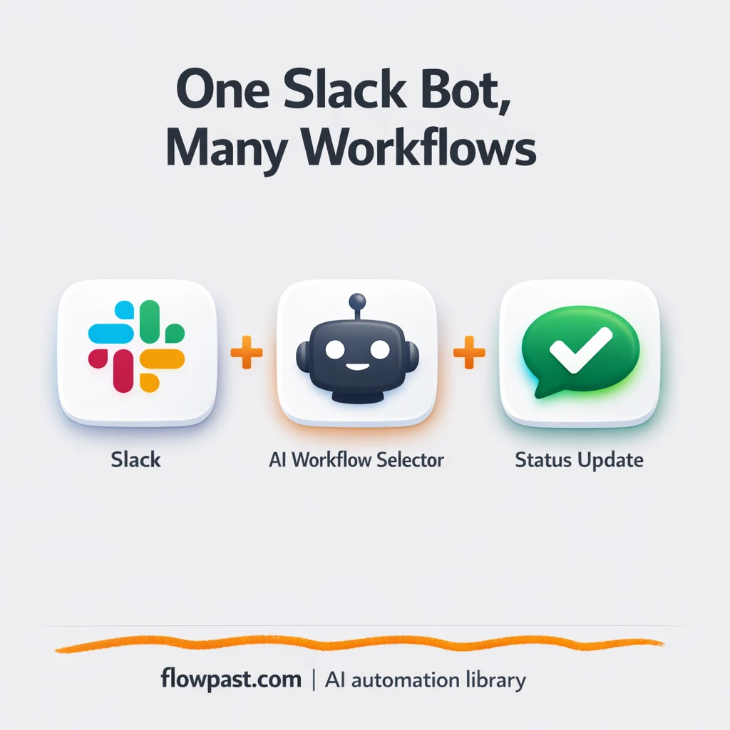 Slack + OpenAI: route requests to the right task - n8n workflow automation template