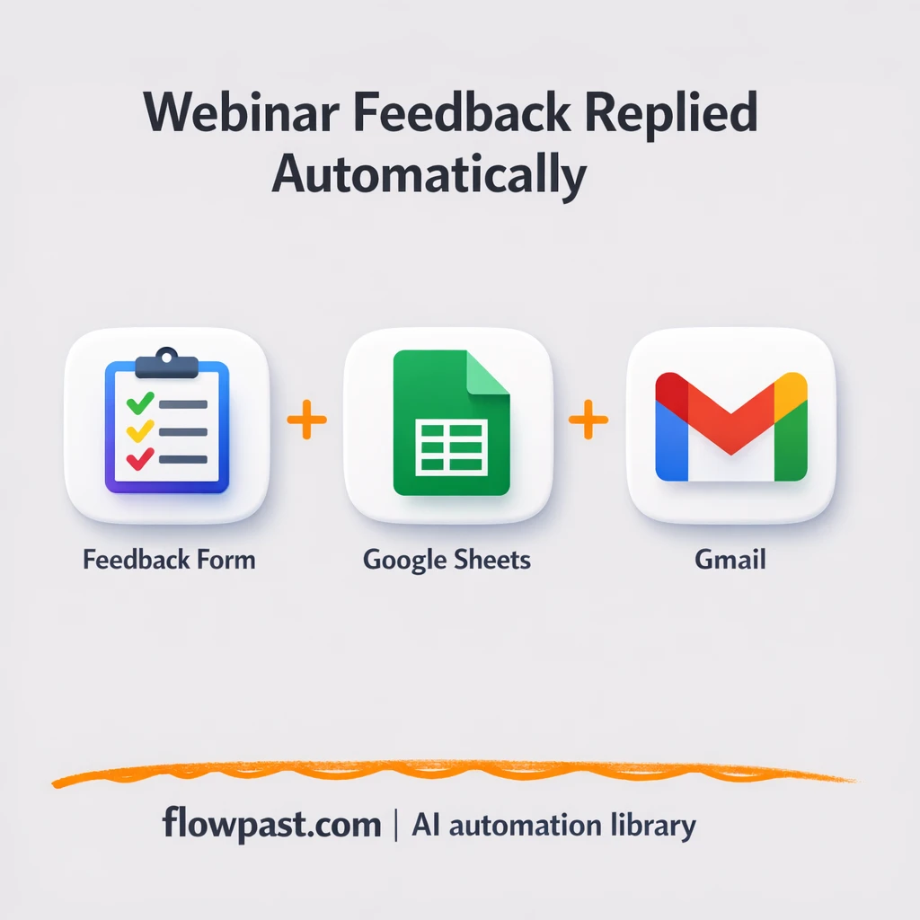Gmail + Google Sheets: webinar follow-ups handled - n8n workflow automation template