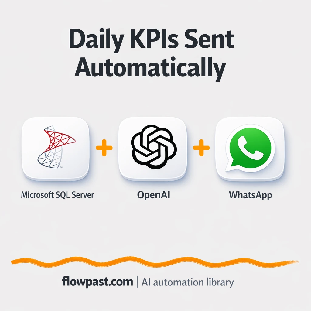 Google Sheets + Google Analytics, KPIs sent to WhatsApp - n8n workflow automation template