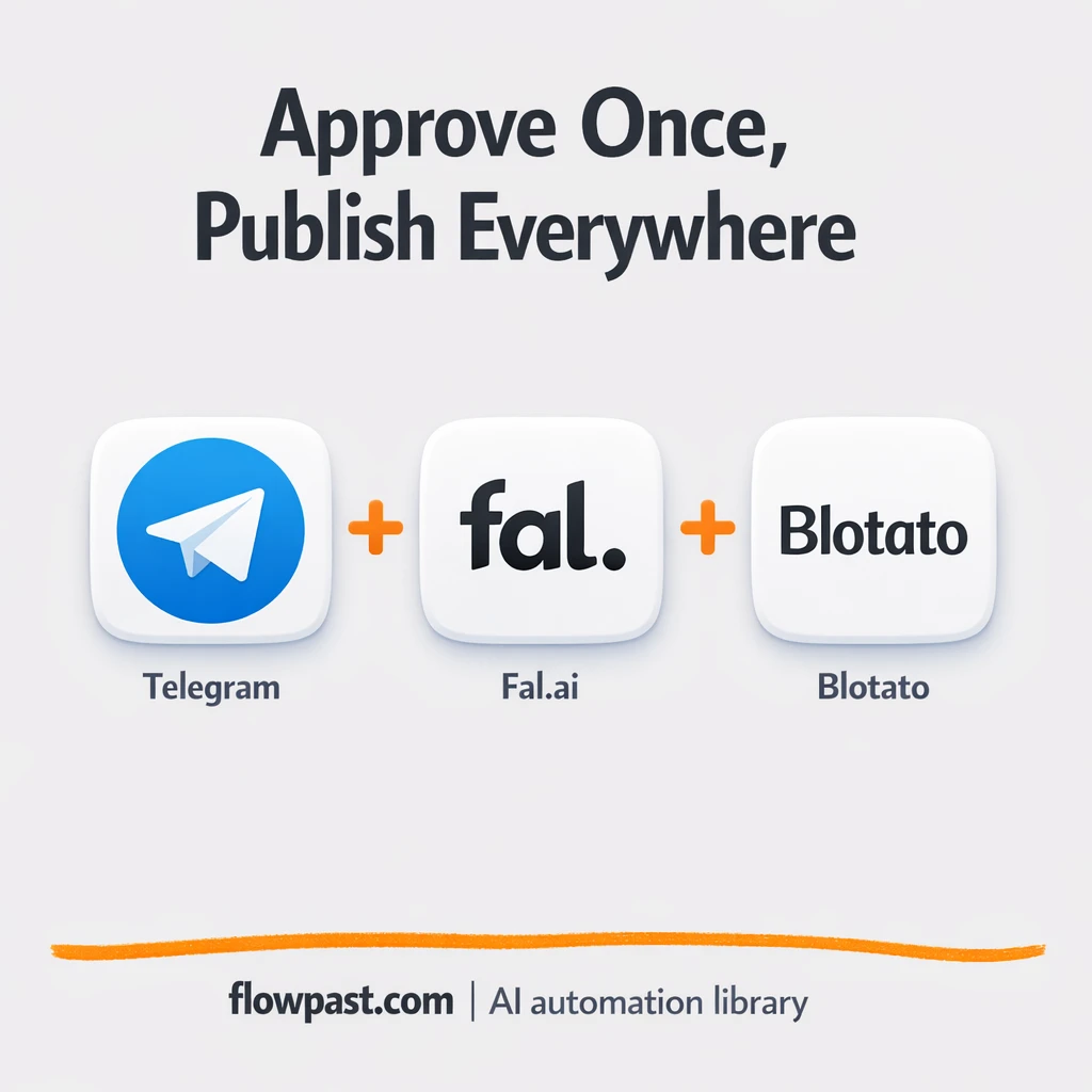 Telegram + Google Sheets: approve and ship videos - n8n workflow automation template