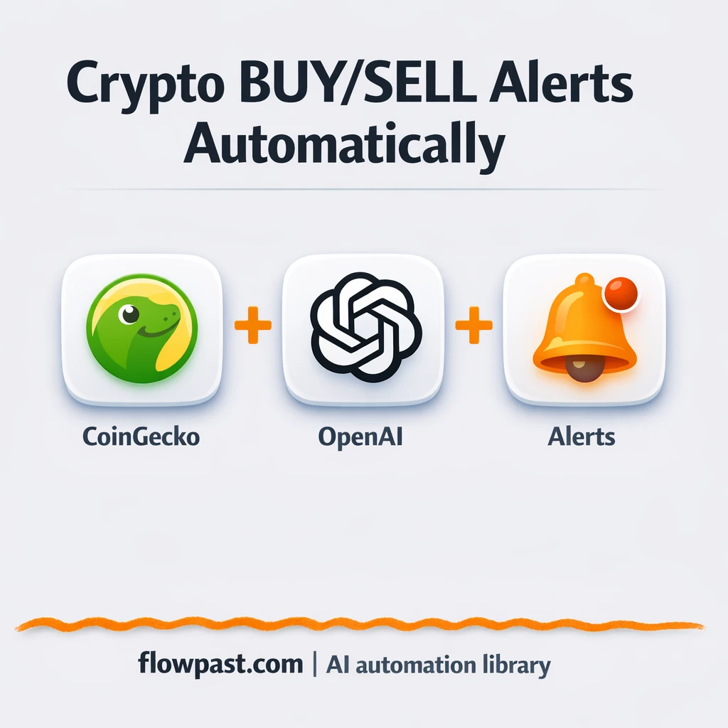 Telegram + WhatsApp crypto signals, sent only when it matters - n8n workflow automation template