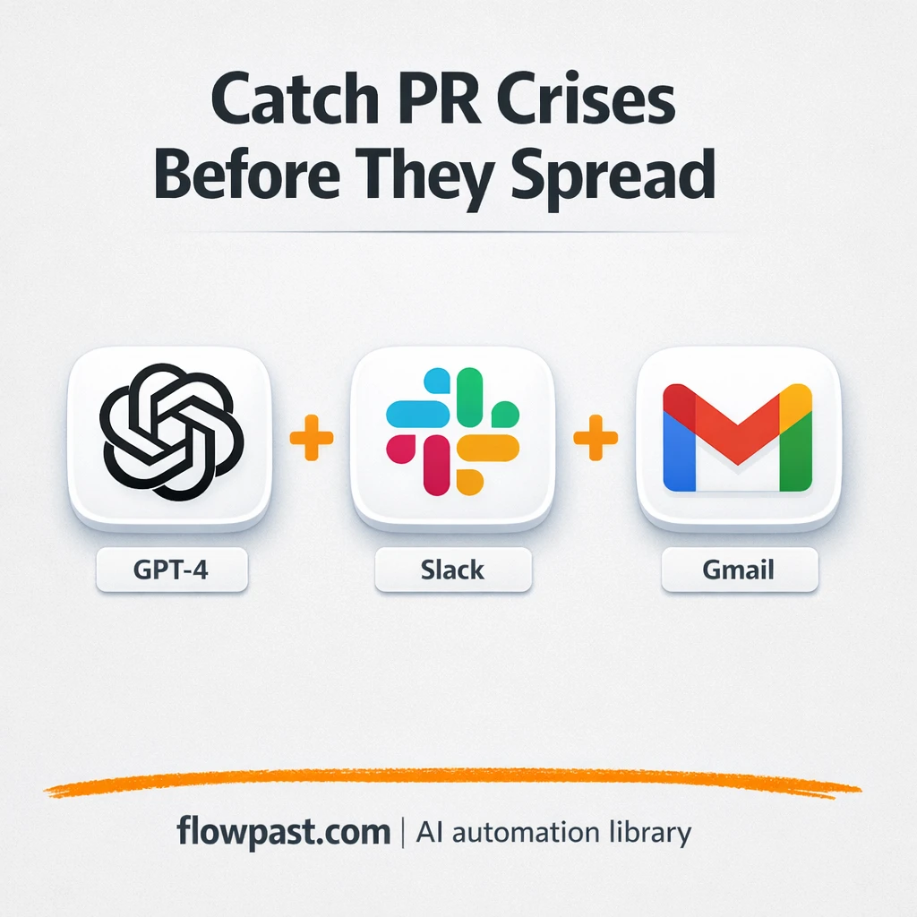 Slack + Google Sheets alerts for brand reputation - n8n workflow automation template