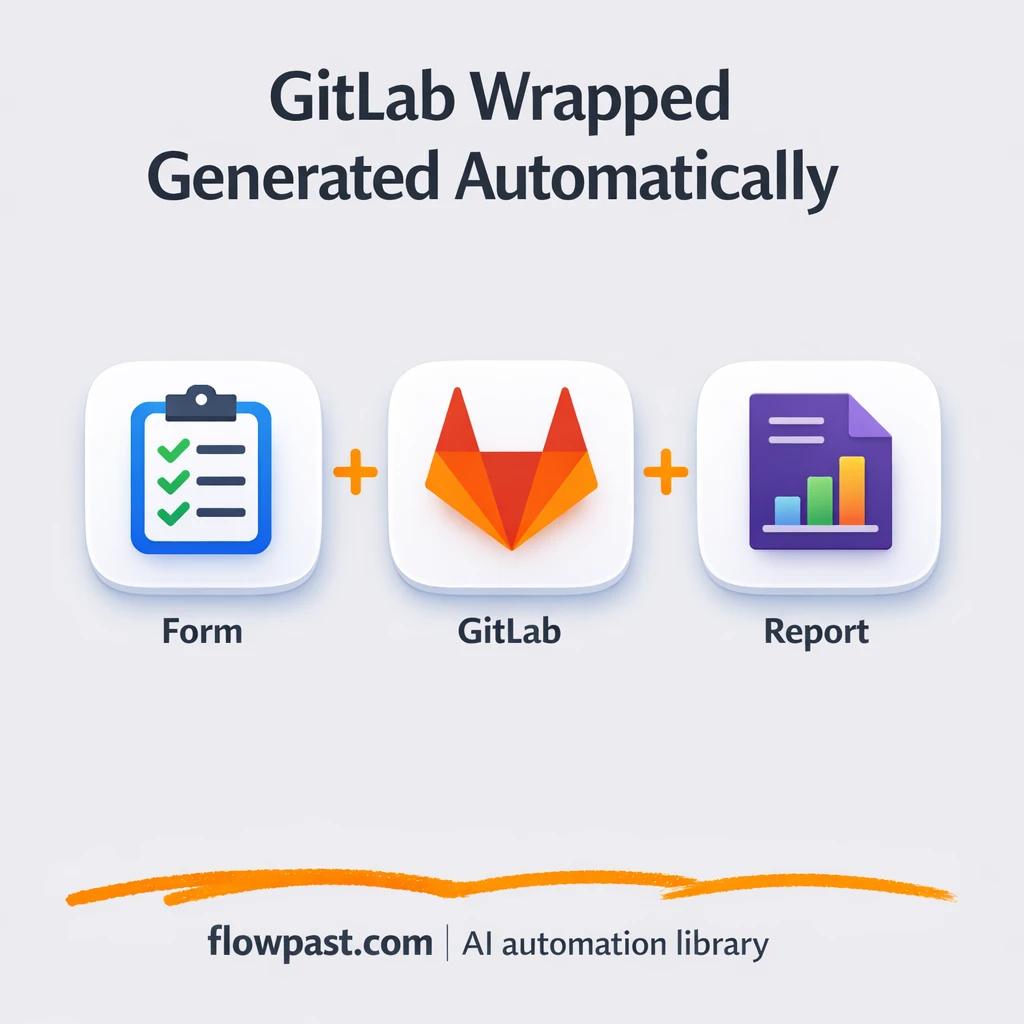 GitLab + Google Forms: publish a Wrapped page fast - n8n workflow automation template