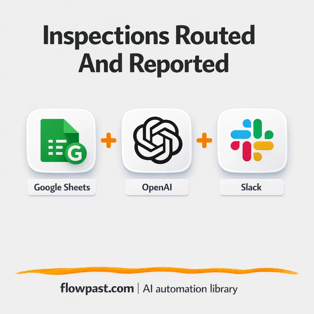Google Sheets + Slack: property issues flagged fast - n8n workflow automation template