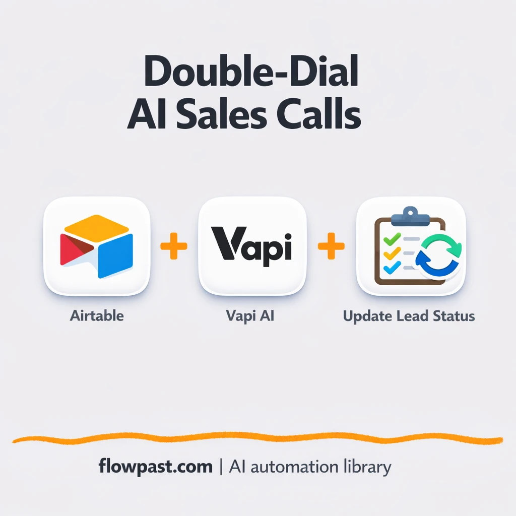 Airtable + Vapi: outbound calls with notes logged - n8n workflow automation template