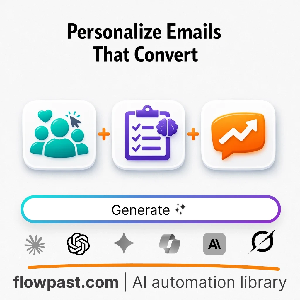Email Personalization Roadmap AI Prompt - AI prompt template
