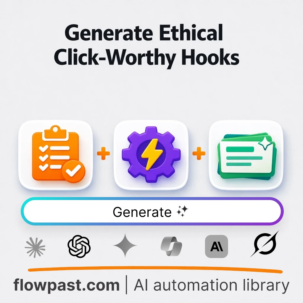Write Ethical Affiliate Hooks with this AI Prompt - AI prompt template