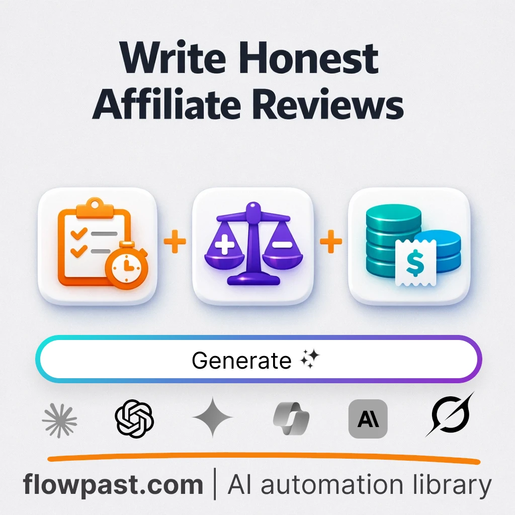 Write Skeptic-Proof Affiliate Reviews with this AI Prompt - AI prompt template