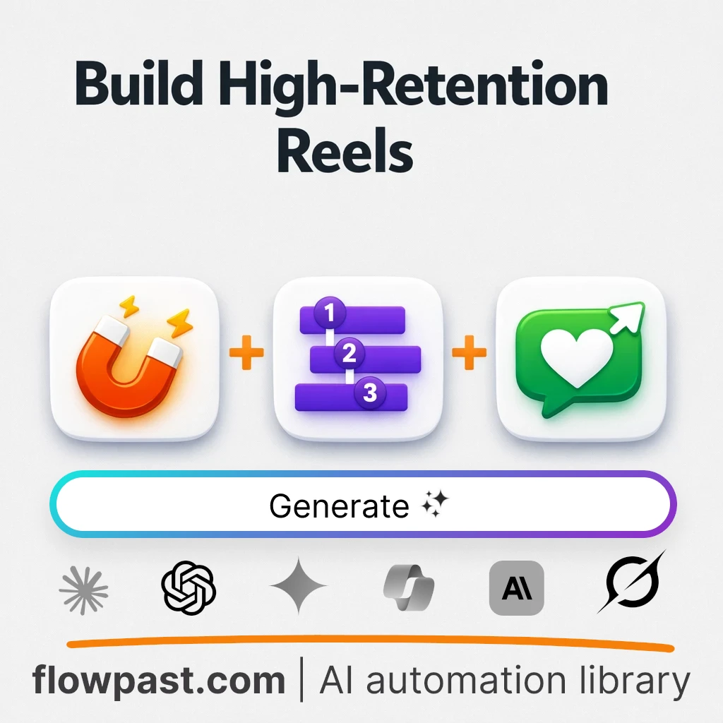 Write Retention-Focused Instagram Reel Scripts AI Prompt - AI prompt template