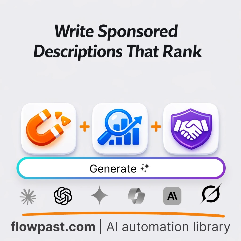 Write YouTube Sponsor Descriptions with this AI Prompt - AI prompt template