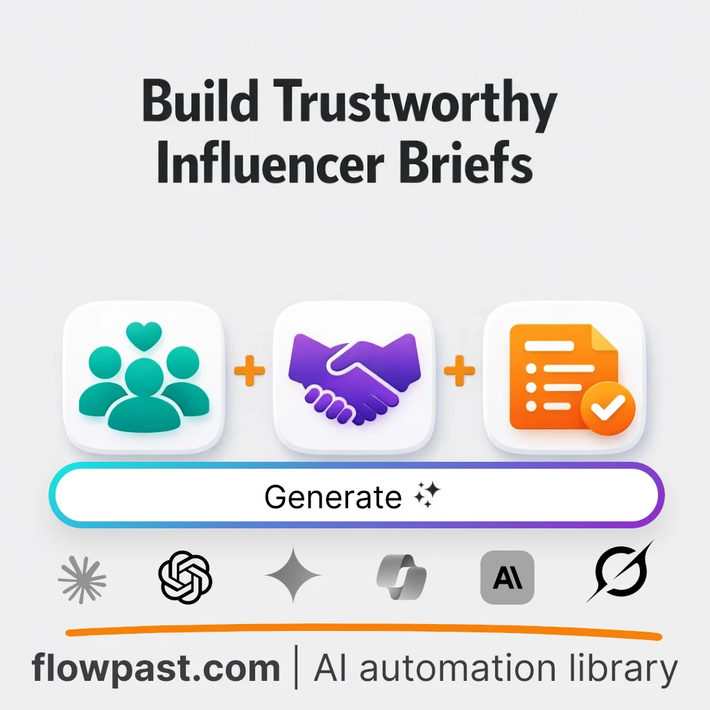 Build Influencer Campaign Briefs with this AI Prompt - AI prompt template