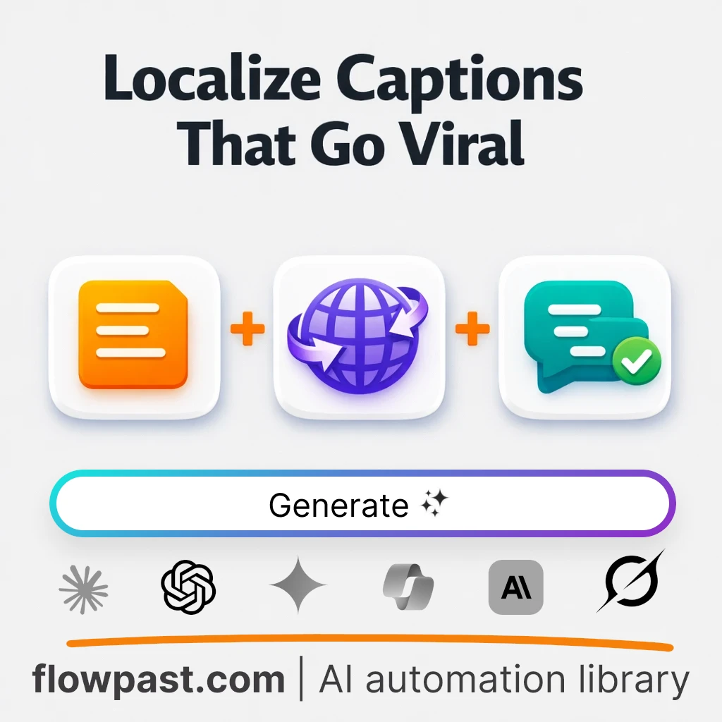 Transcreate Global Captions AI Prompt - AI prompt template