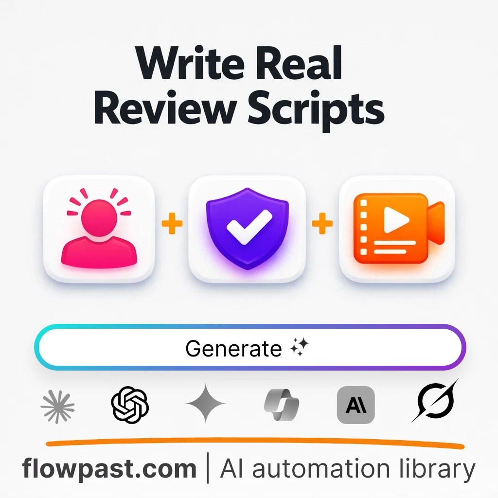 Write Honest Product Review Scripts with this AI Prompt - AI prompt template