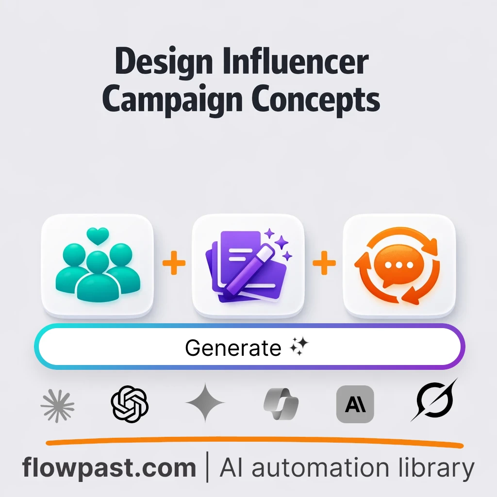Influencer Campaign Content Concepts AI Prompt - AI prompt template