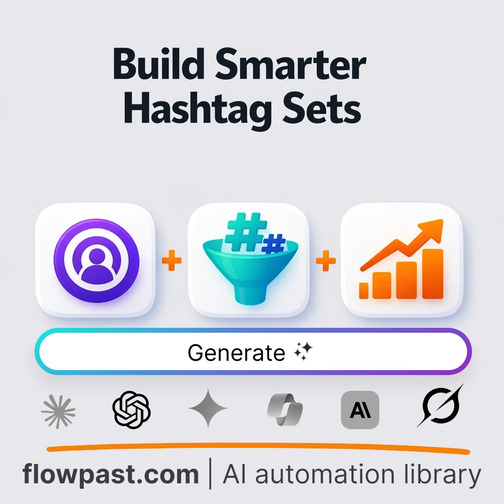 Create Influencer Hashtag Sets with this AI Prompt - AI prompt template