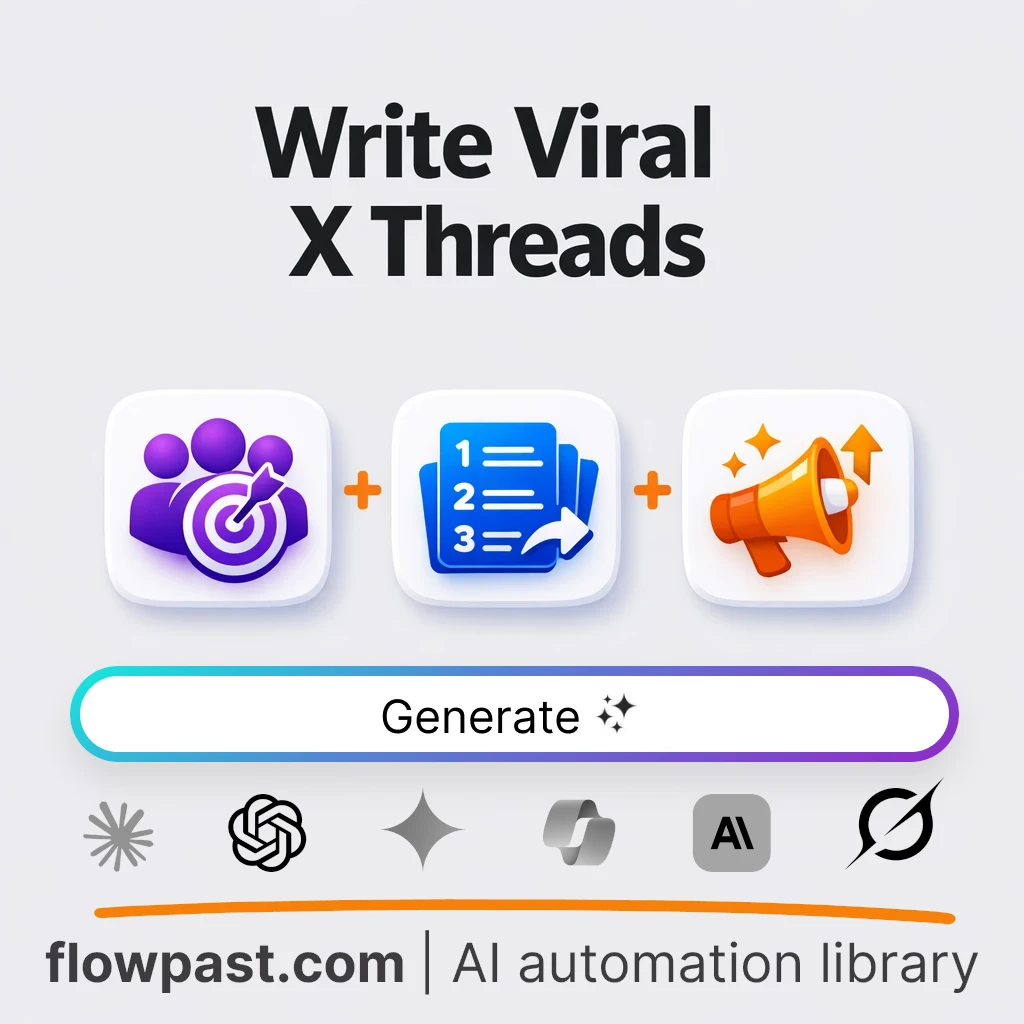 Create a 10-Post X Thread with this AI Prompt - AI prompt template