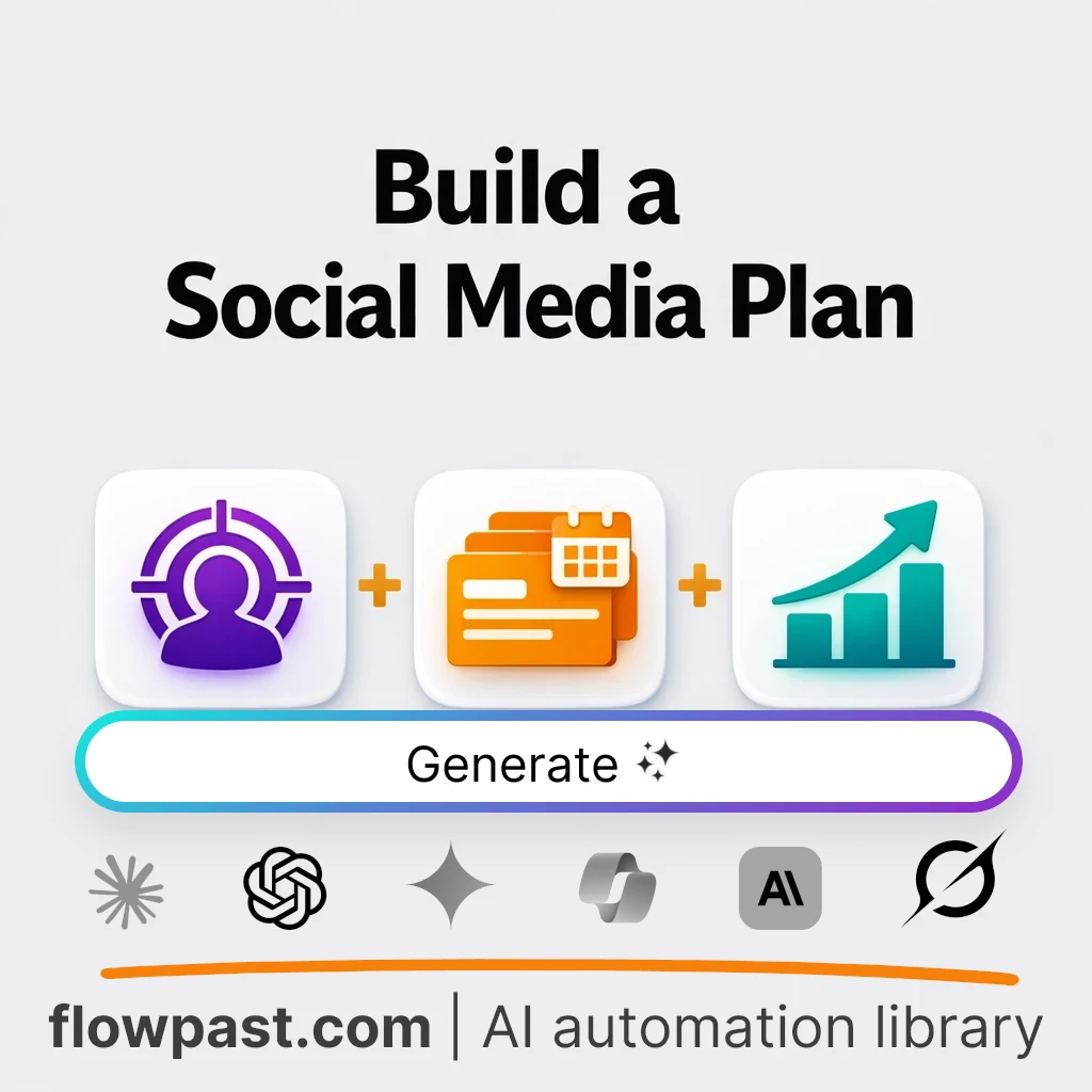 Build a Small Business Social Media Plan AI Prompt - AI prompt template