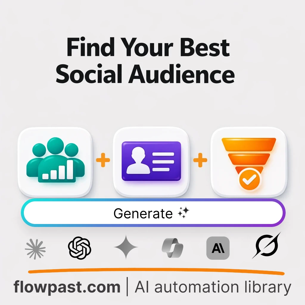 Create an Audience Research Social Plan AI Prompt - AI prompt template