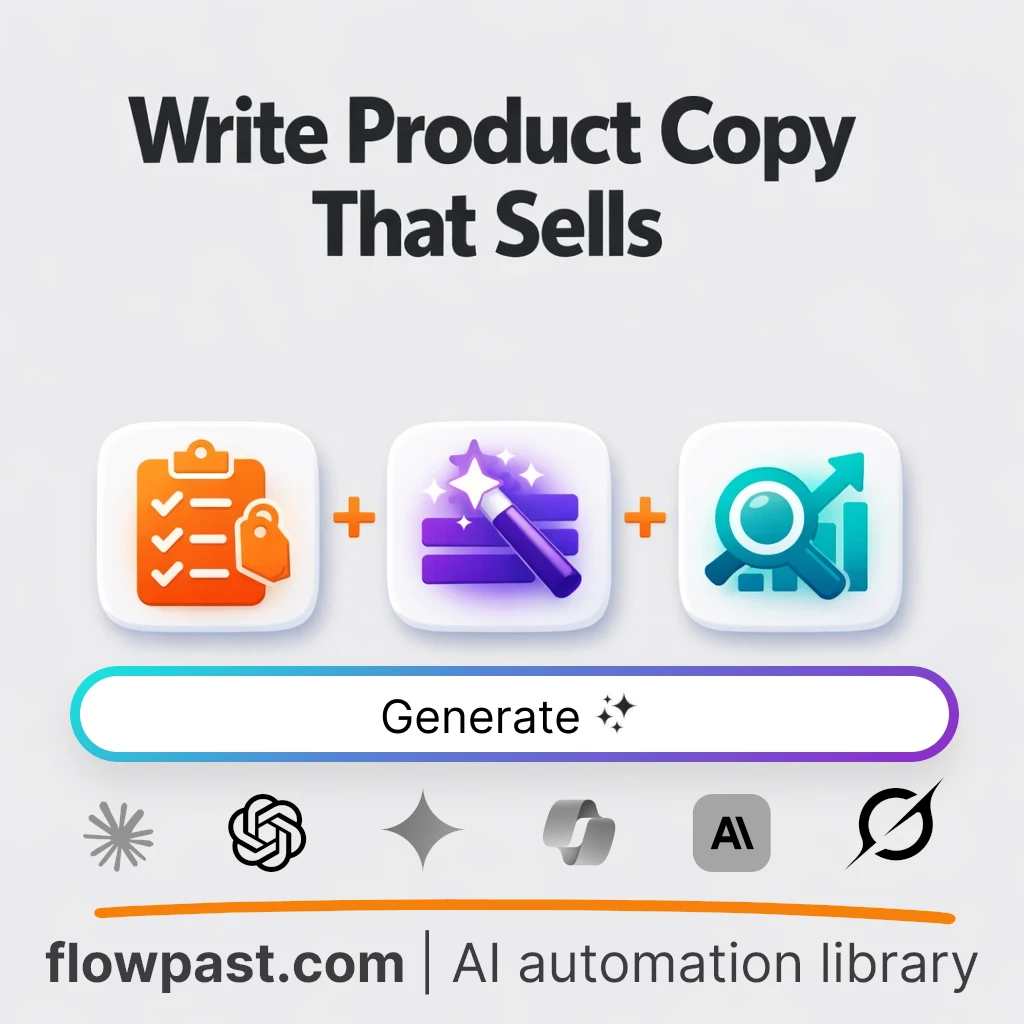 Write Product Descriptions That Sell with this AI Prompt - AI prompt template