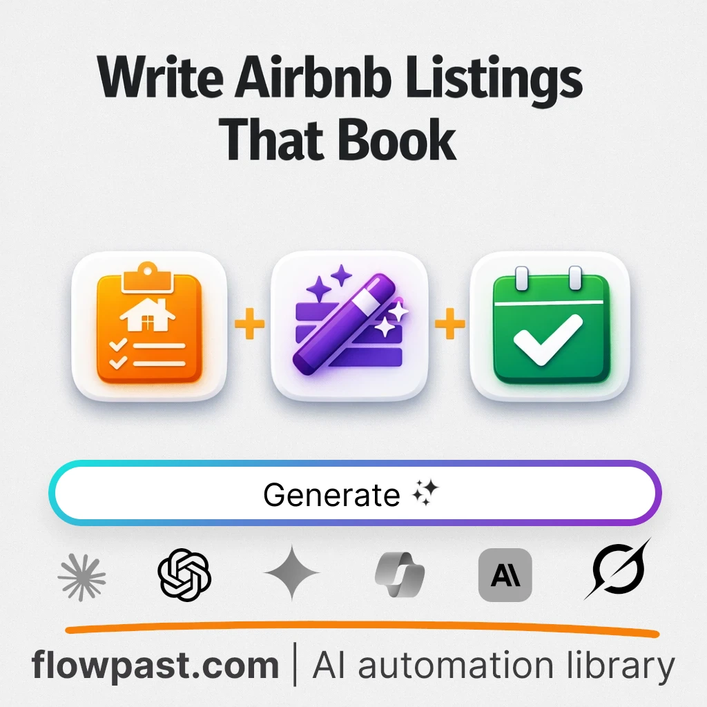 Write Airbnb Listing Descriptions with this AI Prompt - AI prompt template