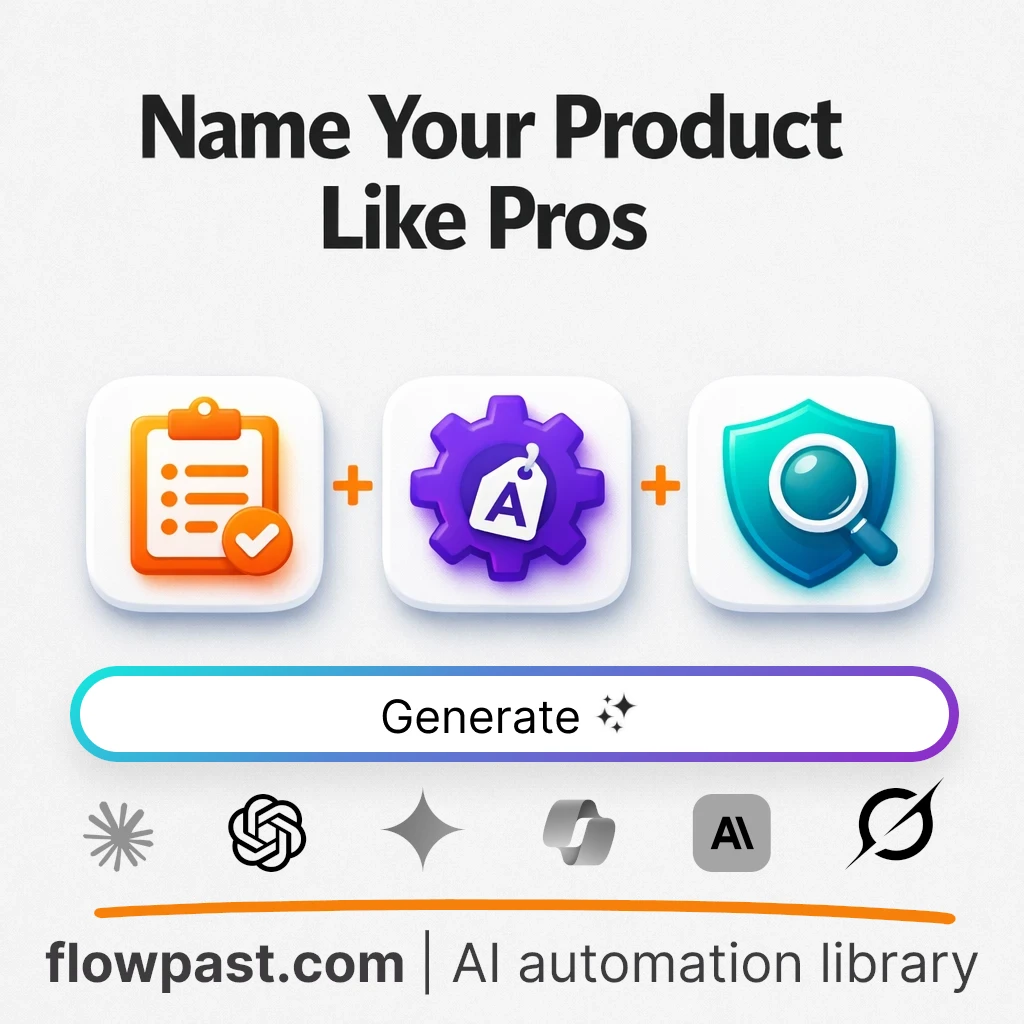 Generate 5 Brand Name Ideas AI Prompt - AI prompt template