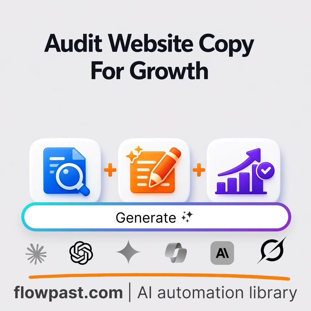 Website Copy Critique and SEO Review AI Prompt - AI prompt template