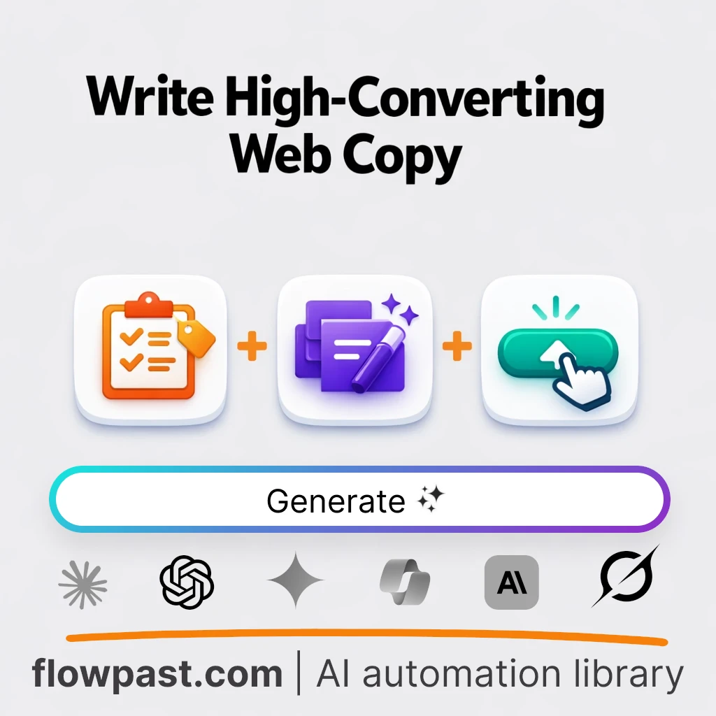 Write Landing Page Copy with this AI Prompt - AI prompt template
