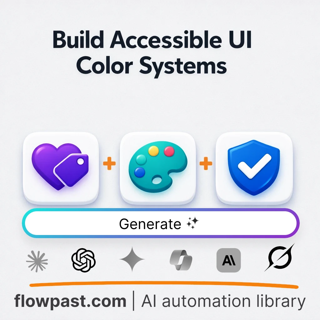 Build an Accessible UI Color System with this AI Prompt - AI prompt template