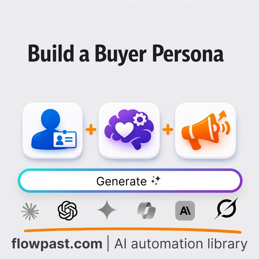 Build a Research-Based Buyer Persona with this AI Prompt - AI prompt template