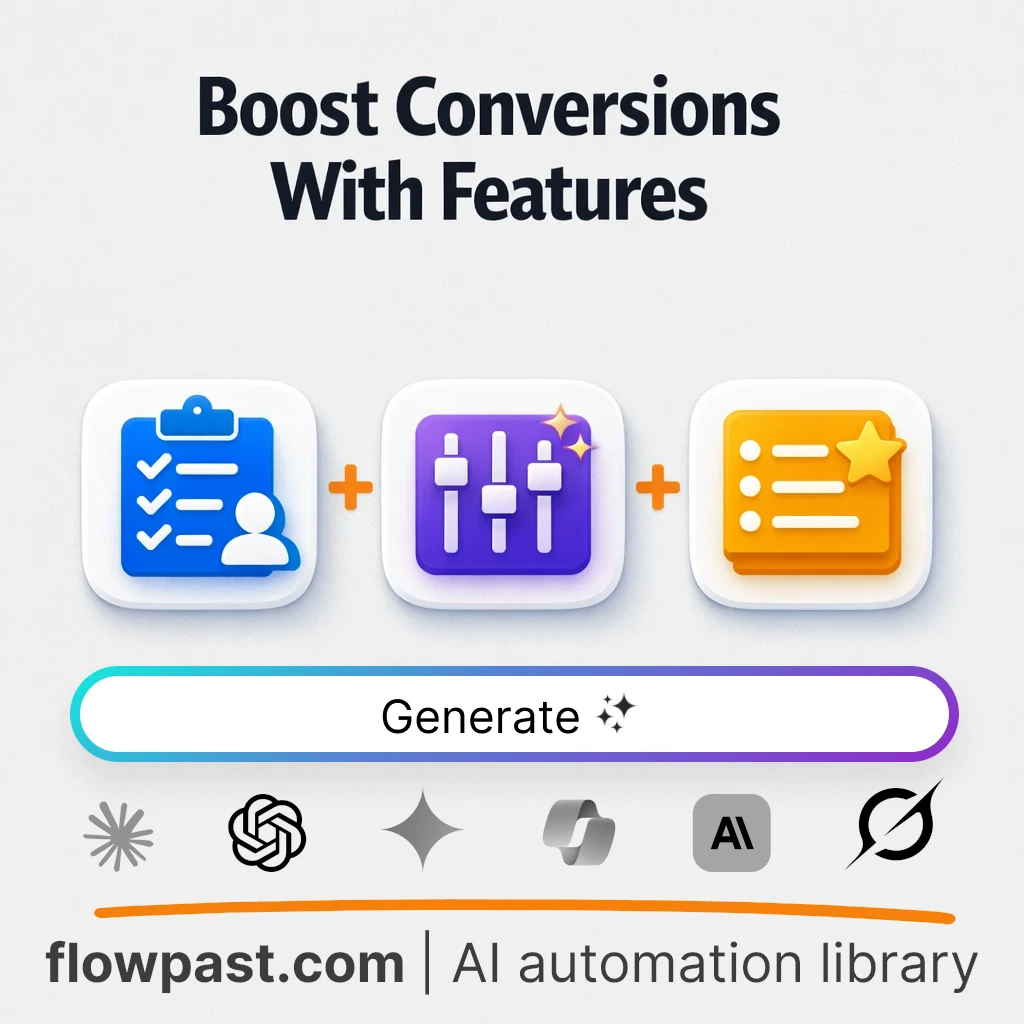 Build 20 Conversion Feature Ideas AI Prompt - AI prompt template