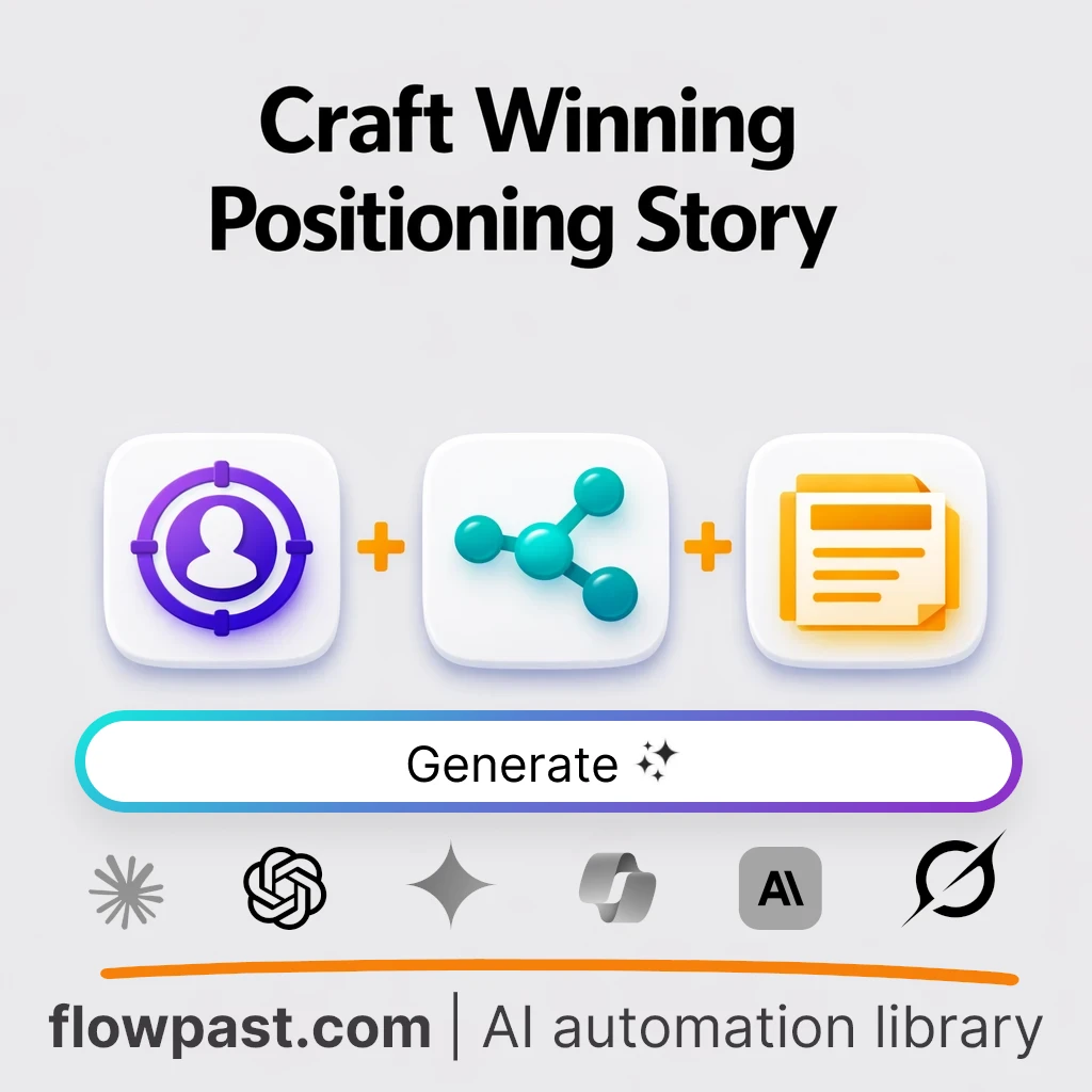 Build a Sales-Forward Positioning Narrative AI Prompt - AI prompt template