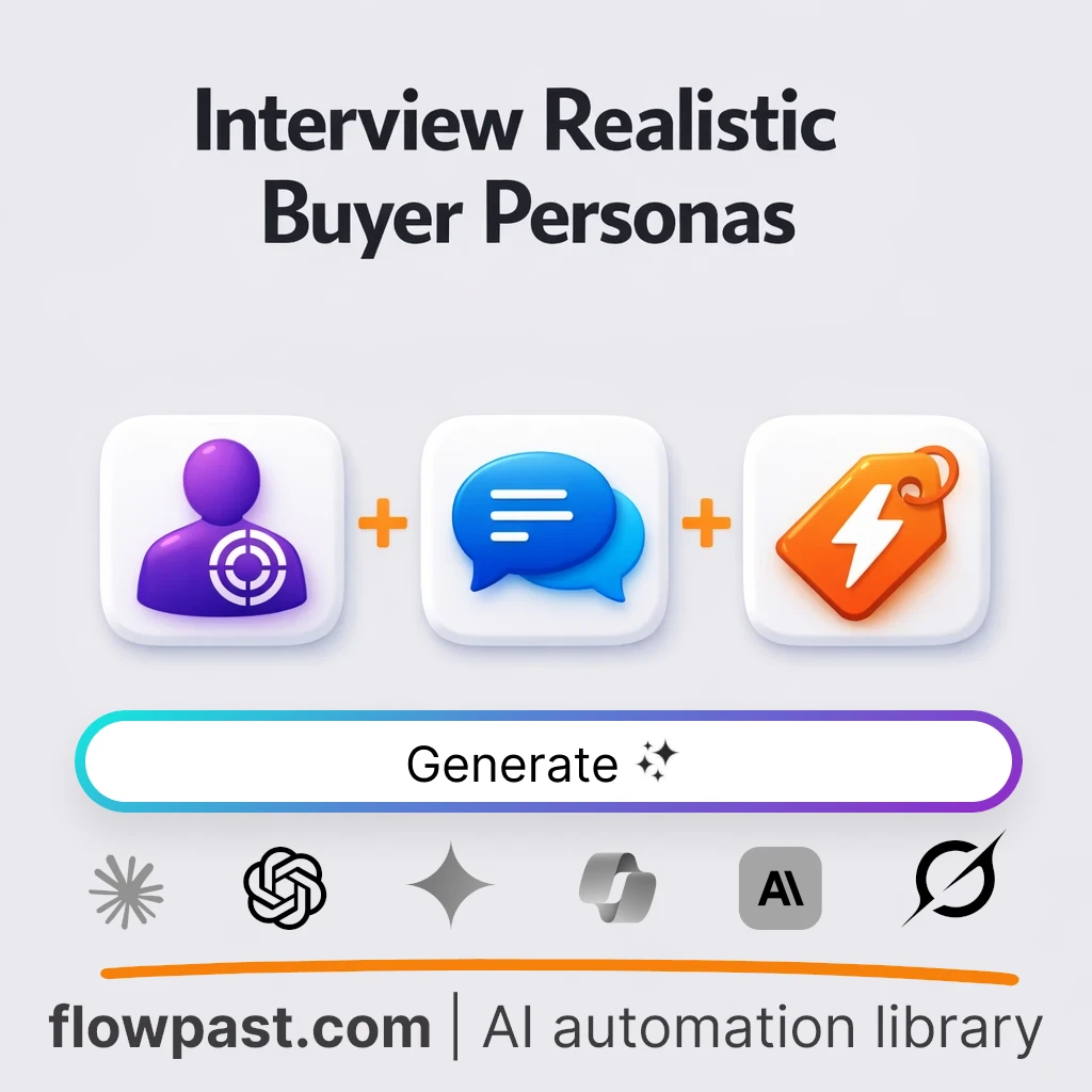 Customer Discovery Roleplay Interview AI Prompt - AI prompt template